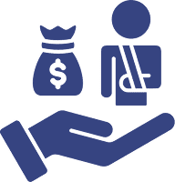 Abstract dark blue geometric pattern with intersecting lines and shapes.